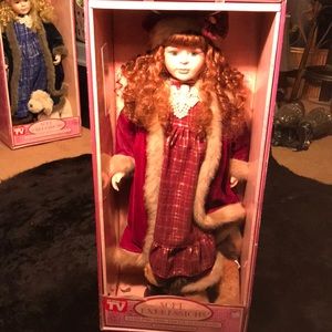 Genuine fine bisque porcelain special edition doll